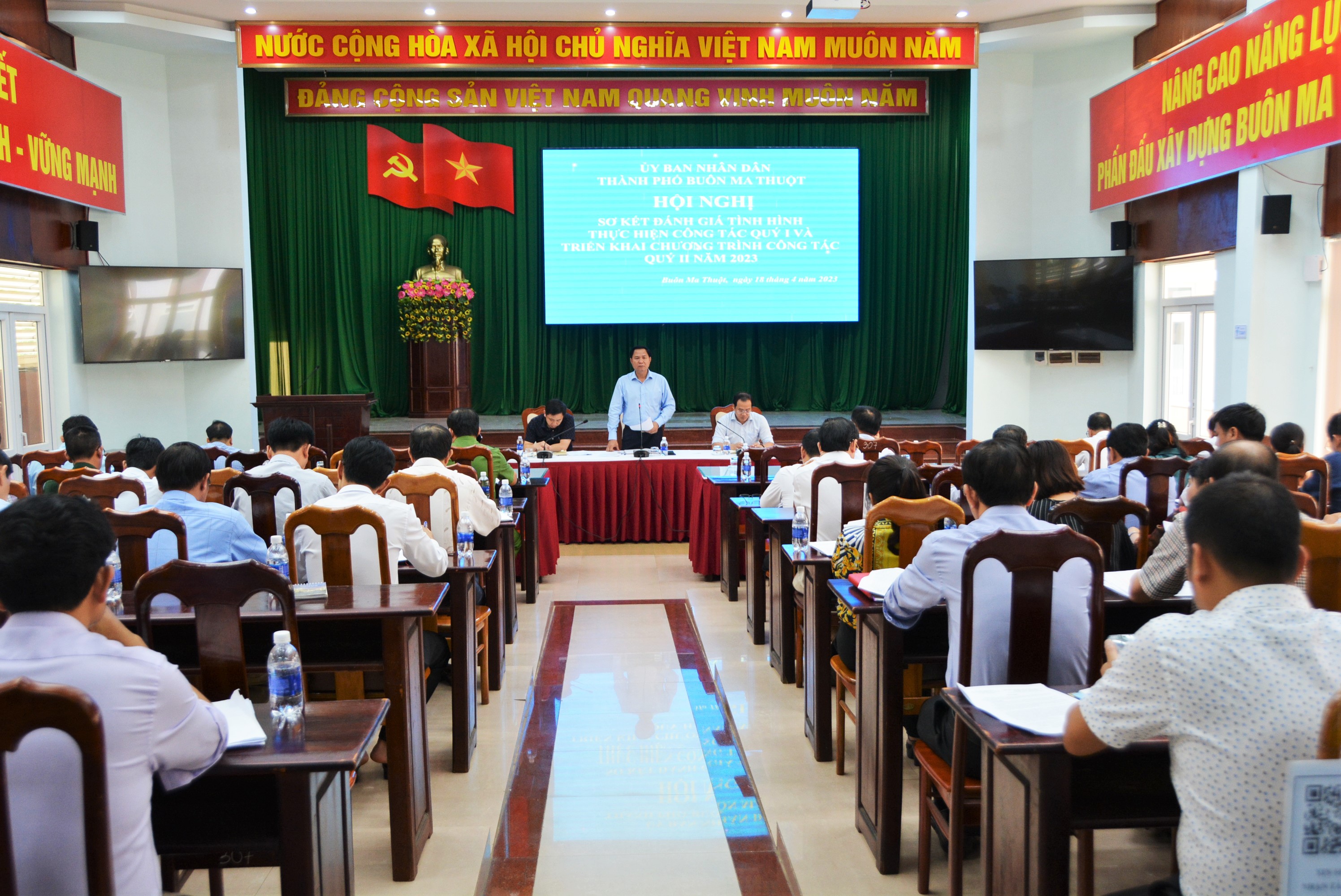 Hội nghị sơ kết đánh giá tình hình thực hiện công tác quý I và triển khai chương trình công tác quý II năm 2023